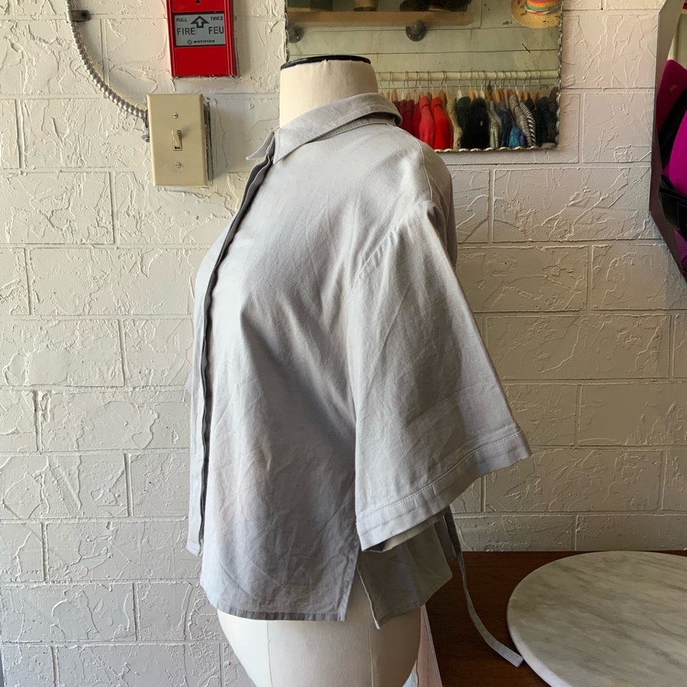 Neul Linen boxy button down shirt - Picture 3 of 12